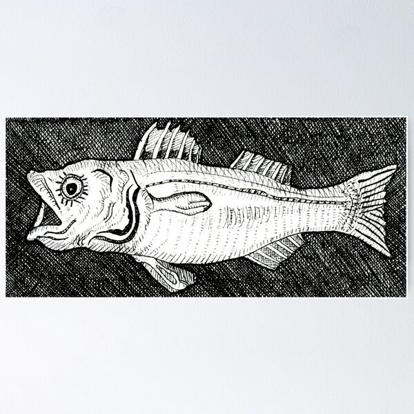Fish Ink Posters for Sale