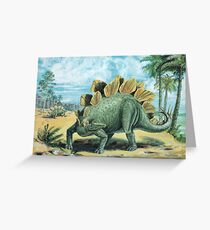Stegosaurus Greeting Card