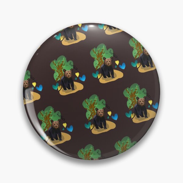 Aperçu de l'œuvre Motif ours mignon en vecteur créée et vendue par FadyaF.