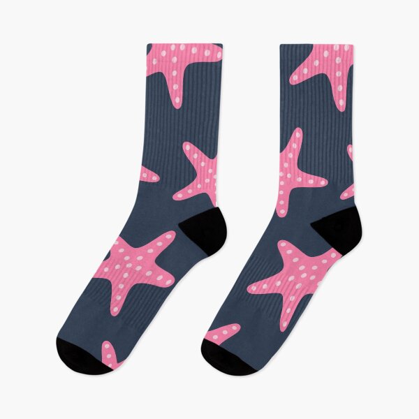 Item preview, Pink Starfish On Navy designed and sold by SharksOnShore.