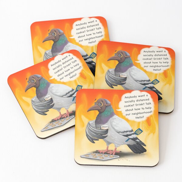 Item preview, Pandemic Pigeon  designed and sold by BarefootSeeker.