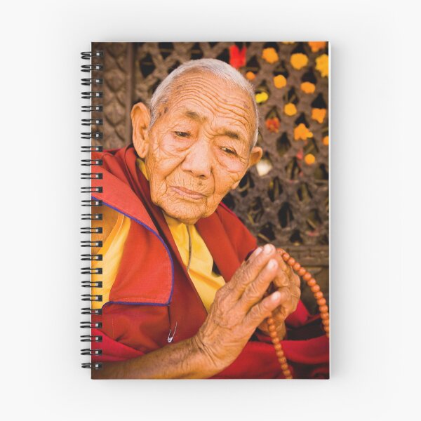 Item preview, Tibetan monk prayer beads boudhanath stupa Nepal designed and sold by Kevin Miller Photography.