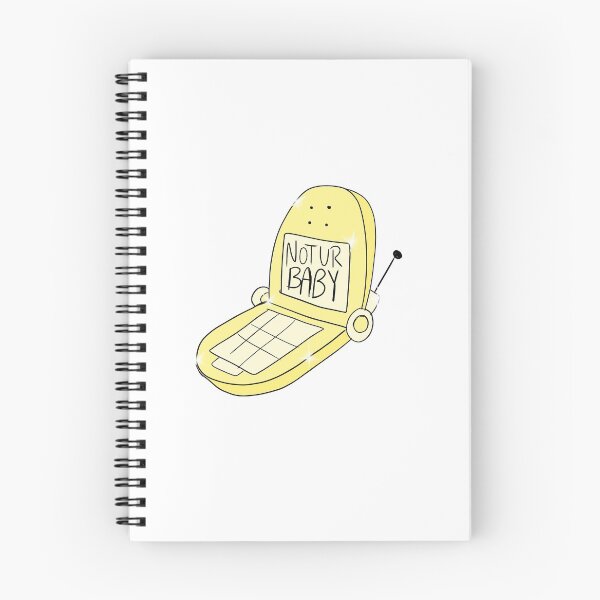 Item preview, Not Ur Baby Flip Phone (yellow) designed and sold by gross-girl99.