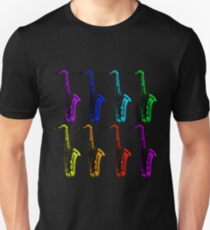 multi saxophones Unisex T-Shirt