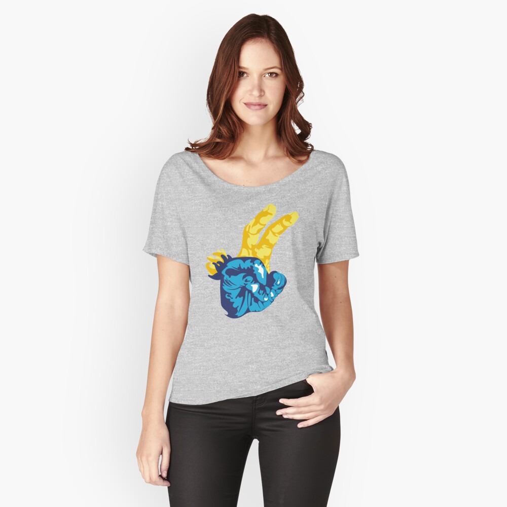 Nudibranch Hand Signal Relaxed Fit T-Shirt