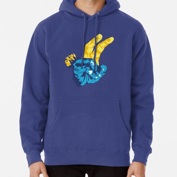 Nudibranch Hand Signal Pullover Hoodie