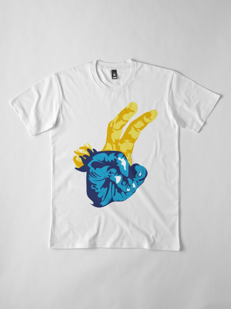 Alternate view of Nudibranch Hand Signal Premium T-Shirt