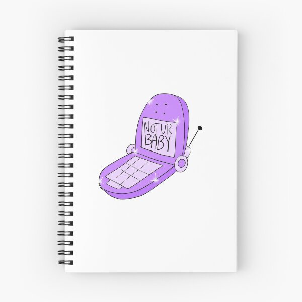 Item preview, Not Ur Baby Flip Phone (purple) designed and sold by gross-girl99.