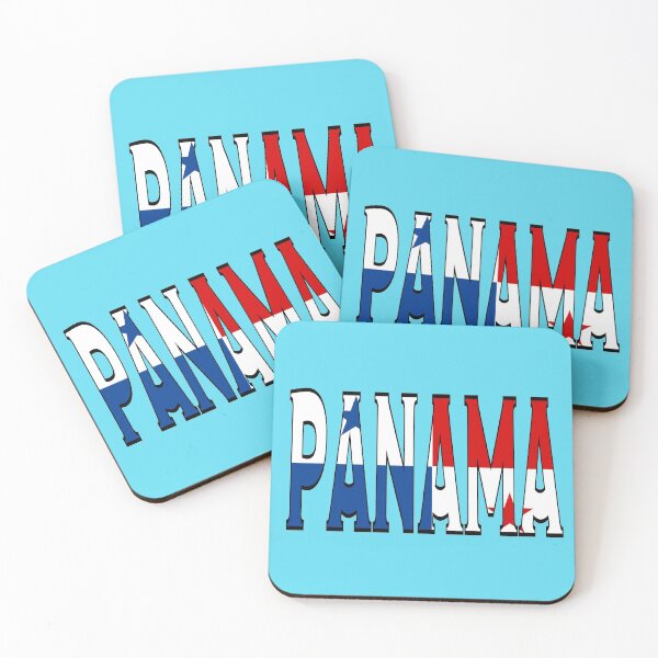 Item preview, Panama Font With Panamanian Flag designed and sold by Havocgirl.
