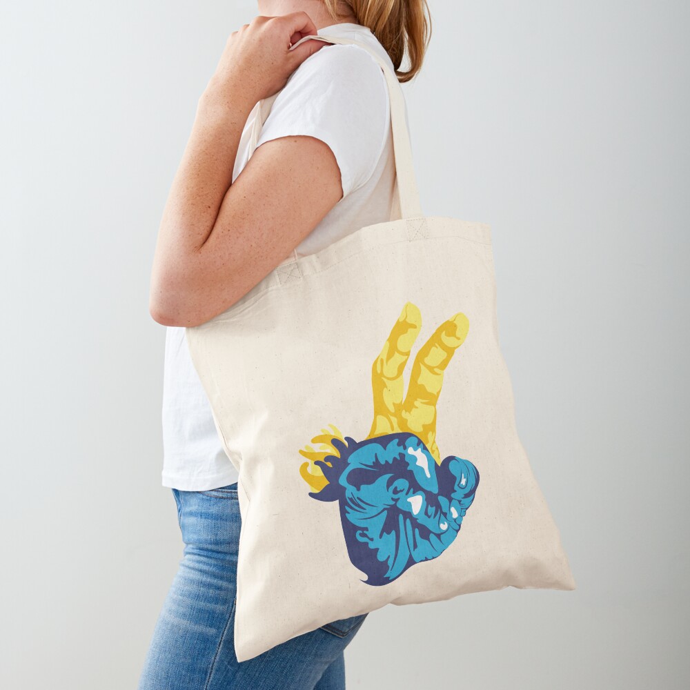 Nudibranch Hand Signal Tote Bag