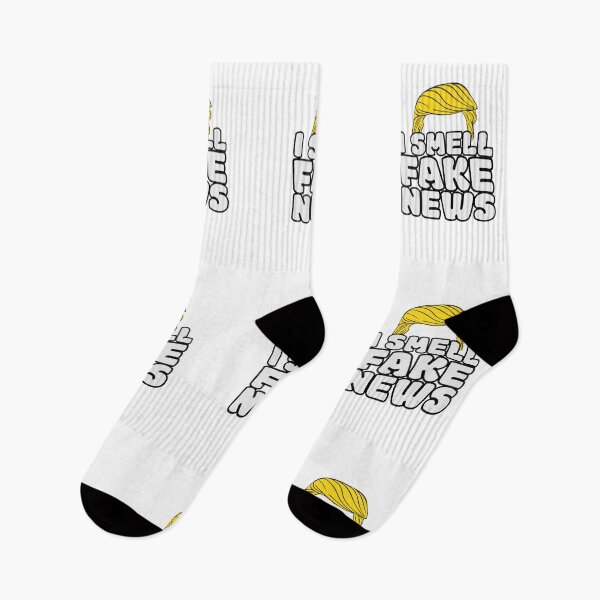 Item preview, "I Smell Fake News" Funny Donald Trump Media Protest designed and sold by Forbidden Merch.