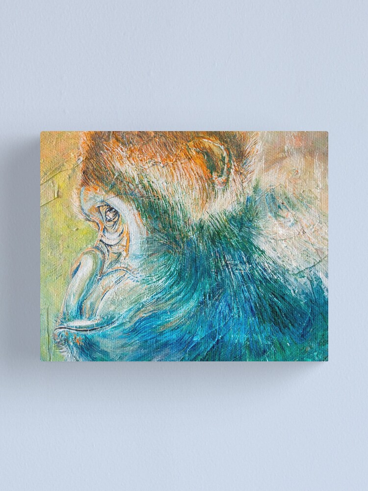 Alternate view of Gorilla Glance Canvas Print