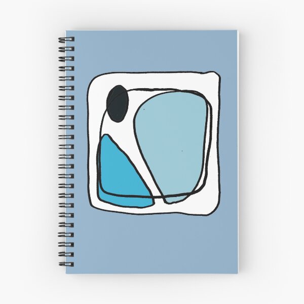 Item preview, Organic Blue Boxes Hand Drawn Pattern Design designed and sold by NancyMerkle.