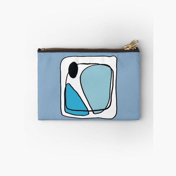 Item preview, Organic Blue Boxes Hand Drawn Pattern Design designed and sold by NancyMerkle.