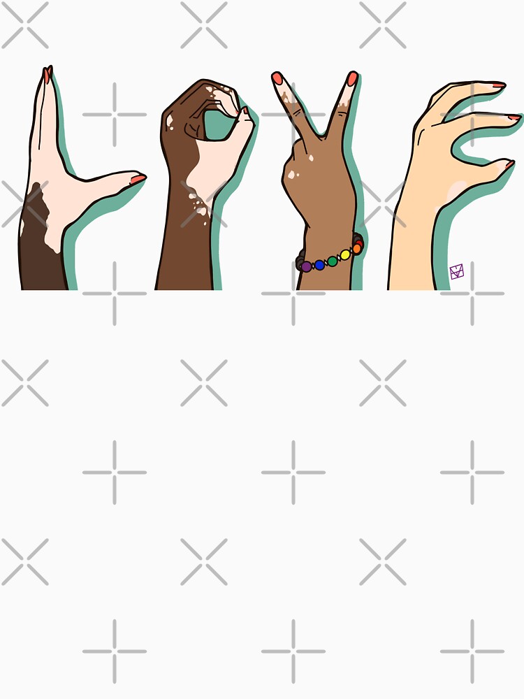LOVE BLM PRIDE Vitiligo Support by MaeganCook