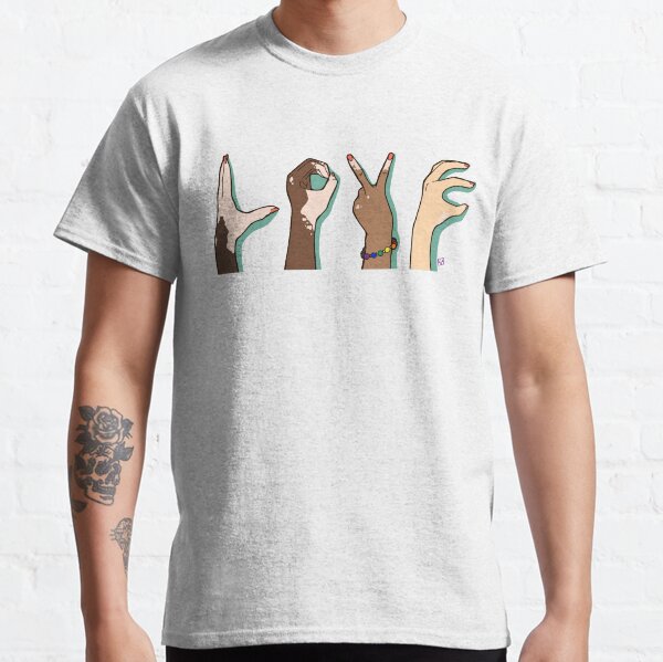 LOVE BLM PRIDE Vitiligo Support Classic T-Shirt