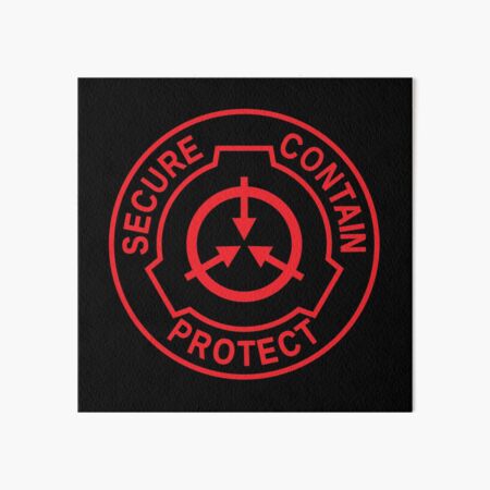 SCP Patch - inverted - Scp Foundation - Posters and Art Prints