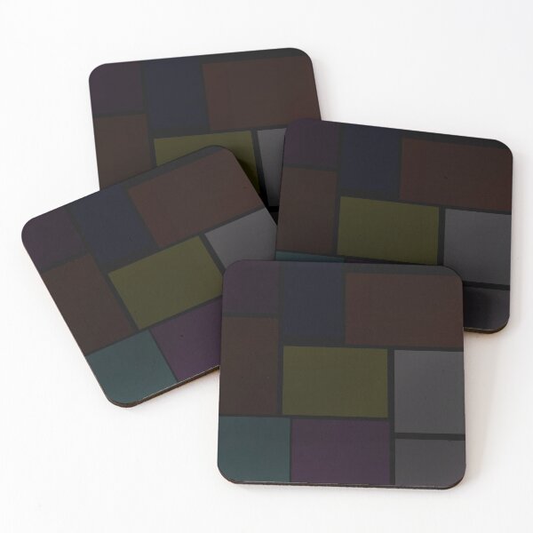 Item preview, black tiles minimalistic designed and sold by BeccsByrd.
