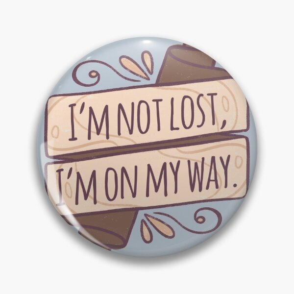 Item preview, I'm Not Lost, I'm On My Way Banner designed and sold by Manda Lyn LaCorte.