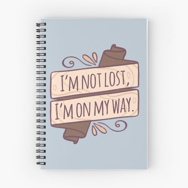 Item preview, I'm Not Lost, I'm On My Way Banner designed and sold by Manda Lyn LaCorte.