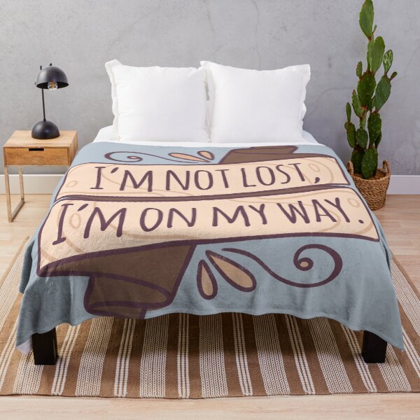 Item preview, I'm Not Lost, I'm On My Way Banner designed and sold by Manda Lyn LaCorte.