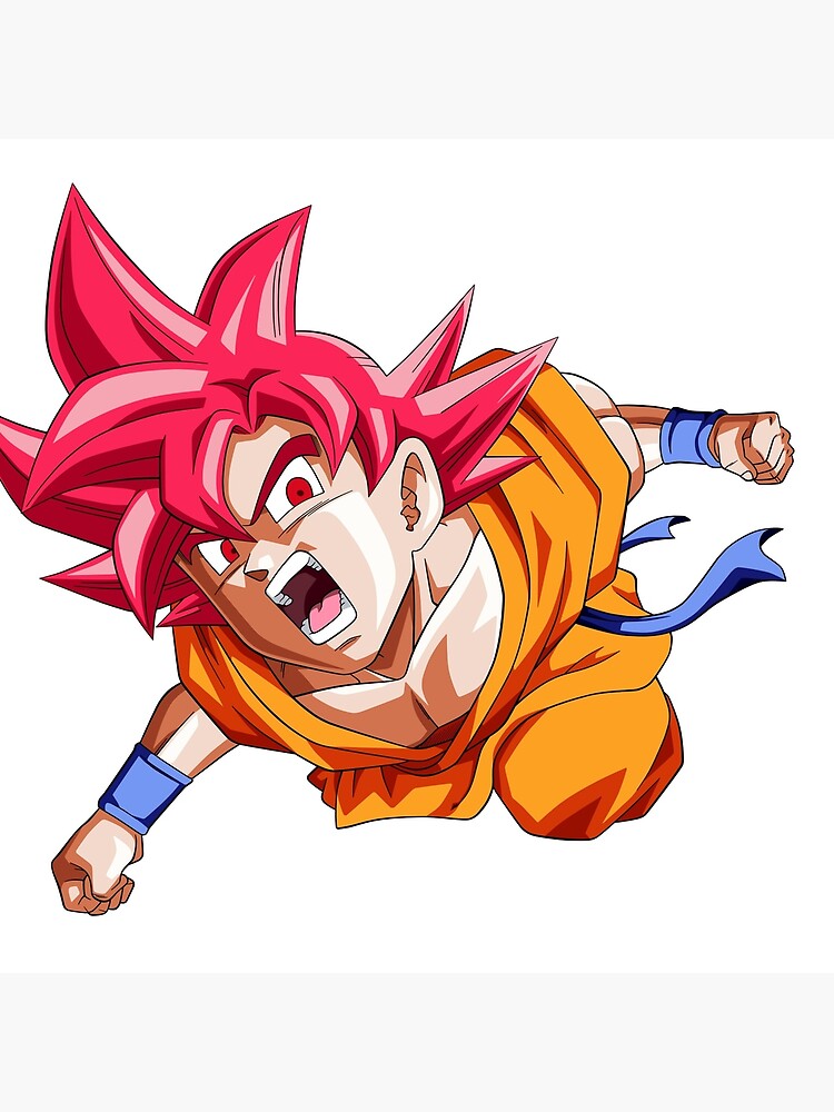 Goku SSJ God  Anime dragon ball goku, Anime dragon ball super