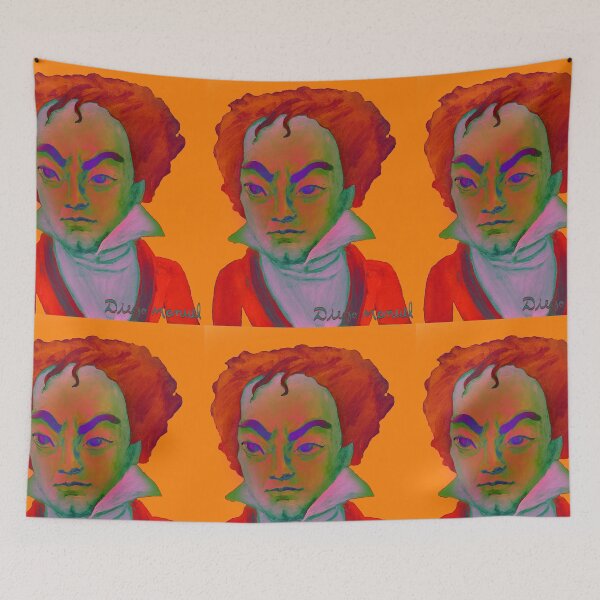 Item preview, Ludwig van Beethoven multicolor 1 designed and sold by Diego Manuel Rodriguez.