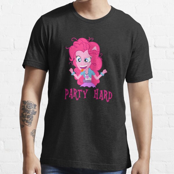 "Pinkie Pie EQG Party Hard" Tshirt for Sale by MonkeyLi Redbubble