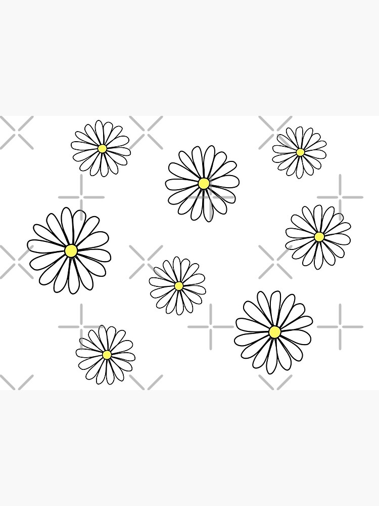 Daisy doodle | Art Board Print