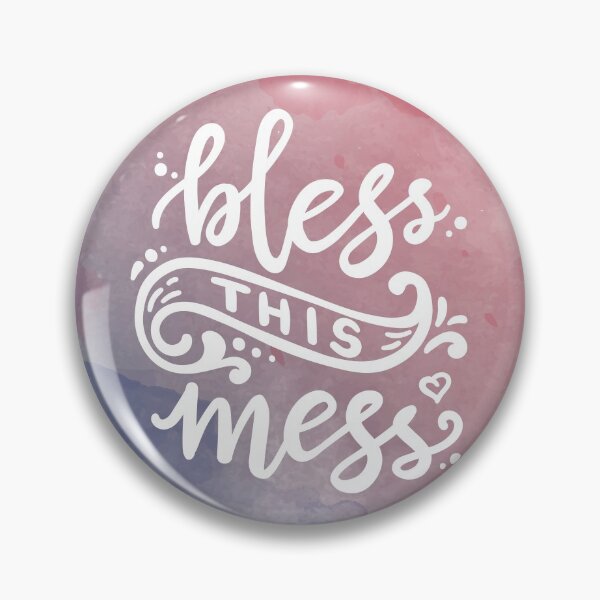 Item preview, Bless this mess Watercolor designed and sold by MamSelle.