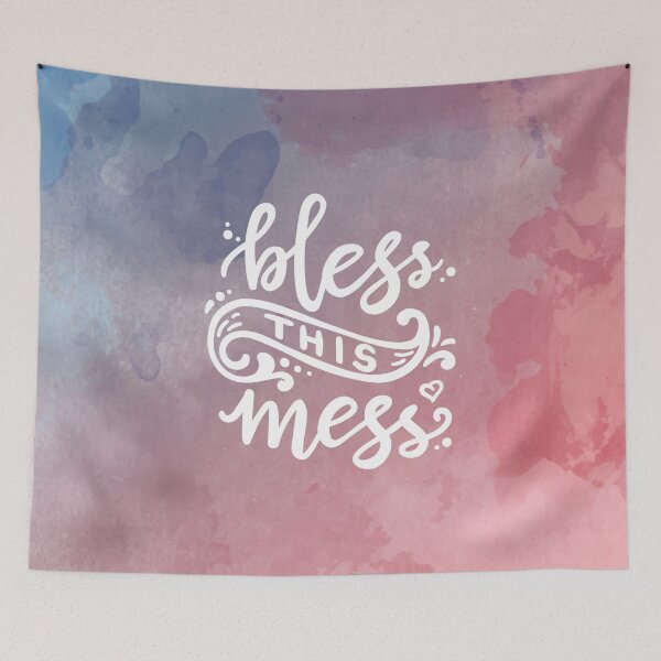 Item preview, Bless this mess Watercolor designed and sold by MamSelle.