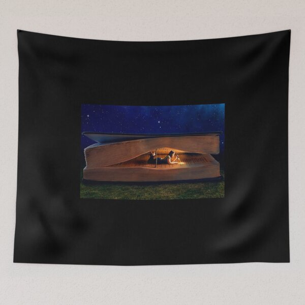 Item preview, Reading illustration. Reading under the stars designed and sold by Parvizjon Sharipov.