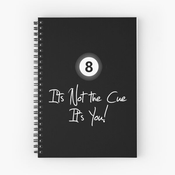 Item preview, Its not the Cue (on black) designed and sold by Gallopingcarrot.