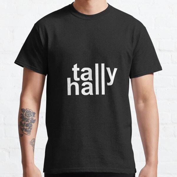 Tally Hall logo (white) Classic T-Shirt