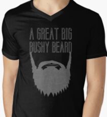 A Great Big Bushy Beard! Men's V-Neck T-Shirt