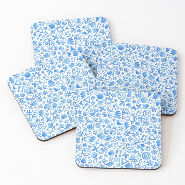 Item preview, Random Doodles Blue designed and sold by Batts Clay.