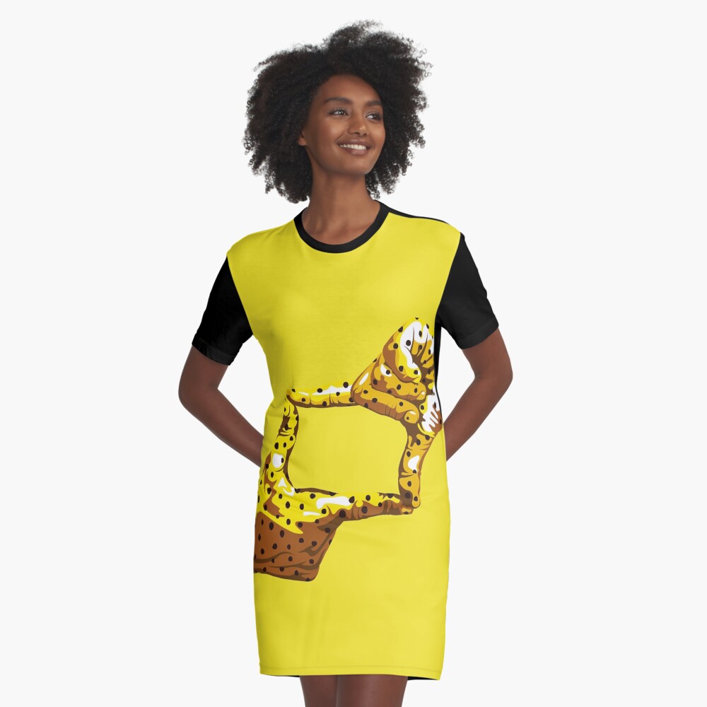 Boxfish Hand Signal Graphic T-Shirt Dress