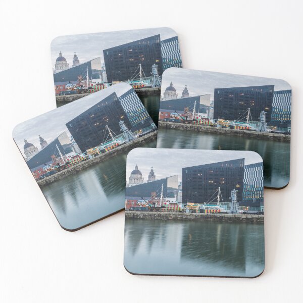Item preview, Reflections of the Liverpool skyline in Canning Dock designed and sold by wellsie82.