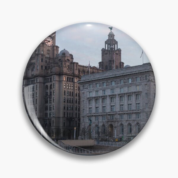 Item preview, Liver Building and the Cunard Building at dawn designed and sold by wellsie82.