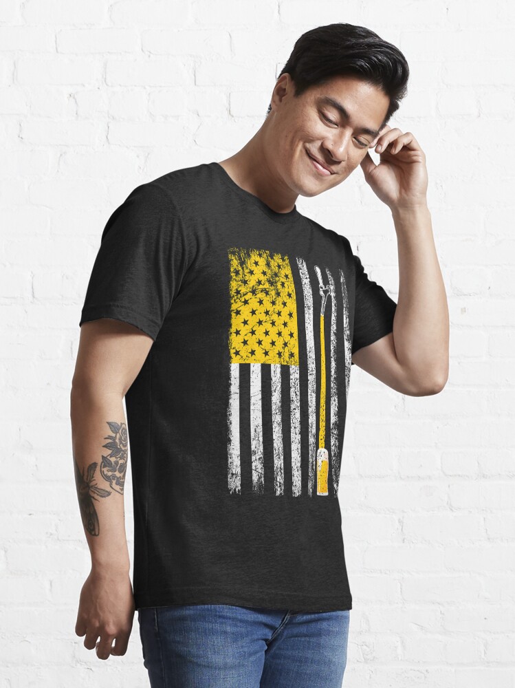  Craft Beer American Flag USA T-Shirt, 4th July Brewery T-Shirt  : Clothing, Shoes & Jewelry