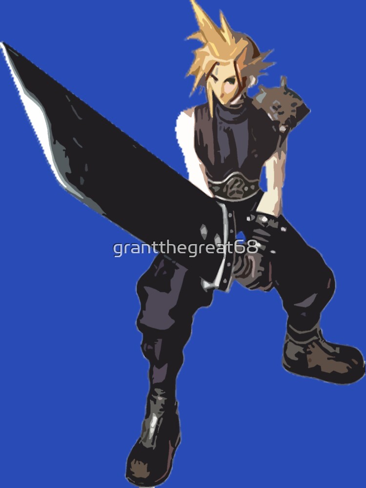 Thumbnail 7 of 7, Essential T-Shirt, Cloud Battle Stance designed and sold by grantthegreat68.