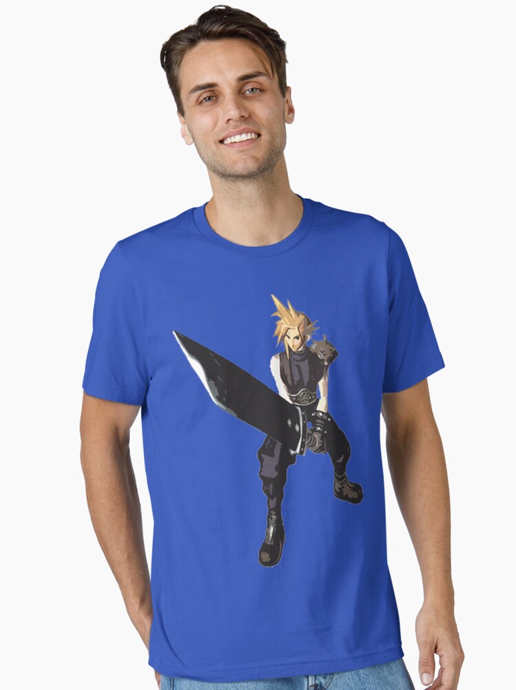 Thumbnail 1 of 7, Essential T-Shirt, Cloud Battle Stance designed and sold by grantthegreat68.