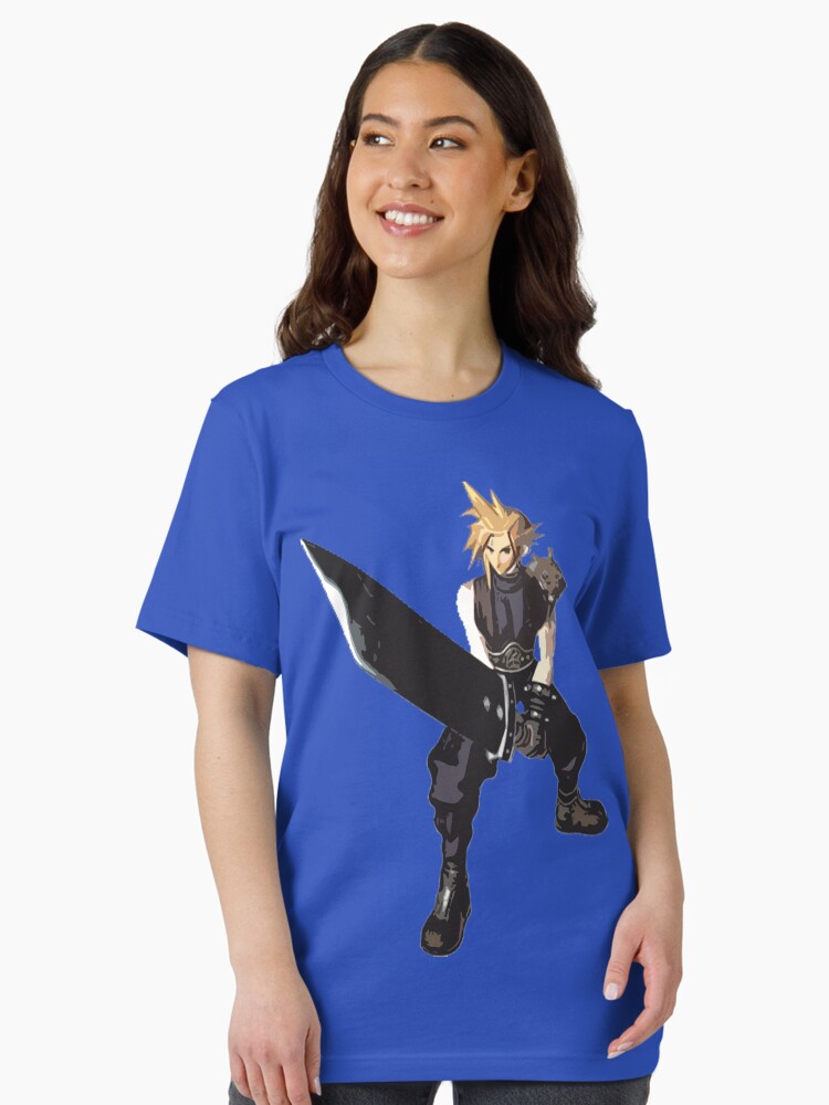 Thumbnail 2 of 7, Essential T-Shirt, Cloud Battle Stance designed and sold by grantthegreat68.
