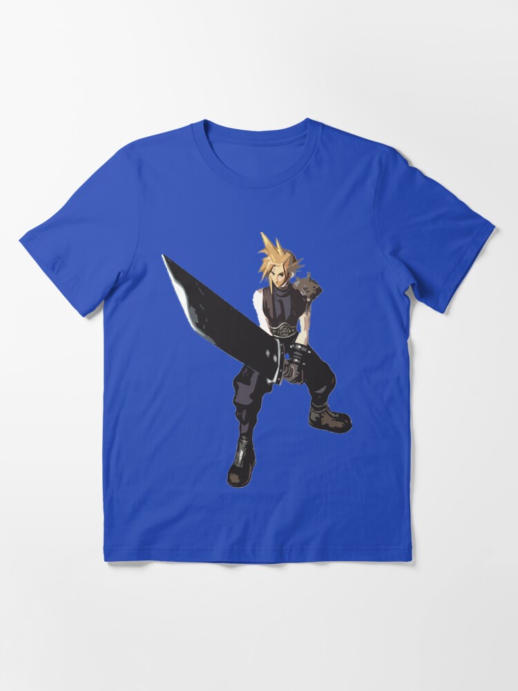 Thumbnail 3 of 7, Essential T-Shirt, Cloud Battle Stance designed and sold by grantthegreat68.