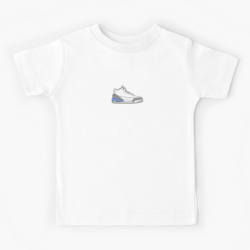 kids jordan 3 unc