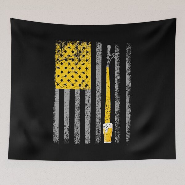Item preview, Craft Beer American Flag USA, 4th July Brewery designed and sold by graphicmeyou.