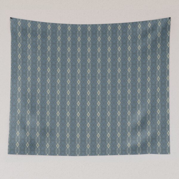 Item preview, Blue and Gold Painted Diamond Pattern designed and sold by openeyeddreams.