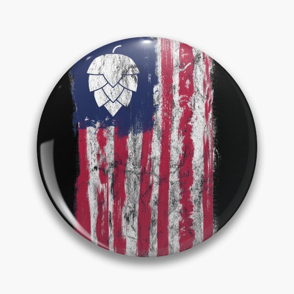 Item preview, Grunge American Flag With Hops designed and sold by Byfab.