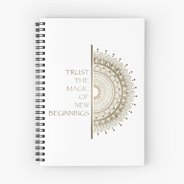 Item preview, Trust the magic of new beginnings designed and sold by Volubile.