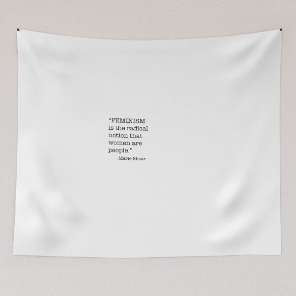 Item preview, Feminism is the radical notion that women are people - Marie Shear designed and sold by taliaholceker.